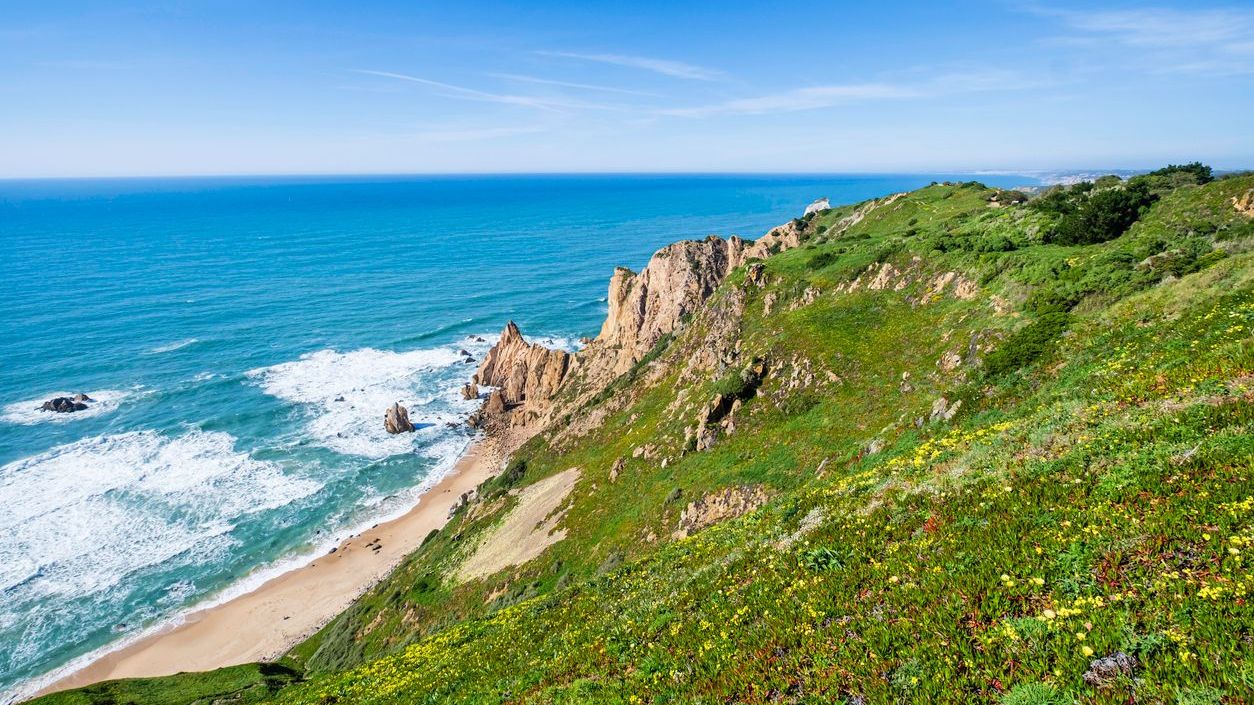 Praia da Aroeira at the Cabo da Roca (Portugal)