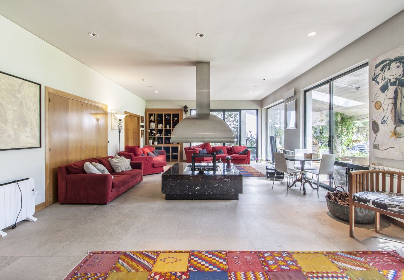 Spacious room with natural light from outside.